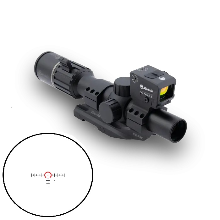 BURRIS OPTICS RT6 1-6X24MM ILL BAR FFE RED