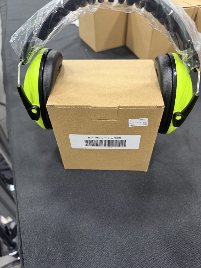 Lime Green Ear Protection