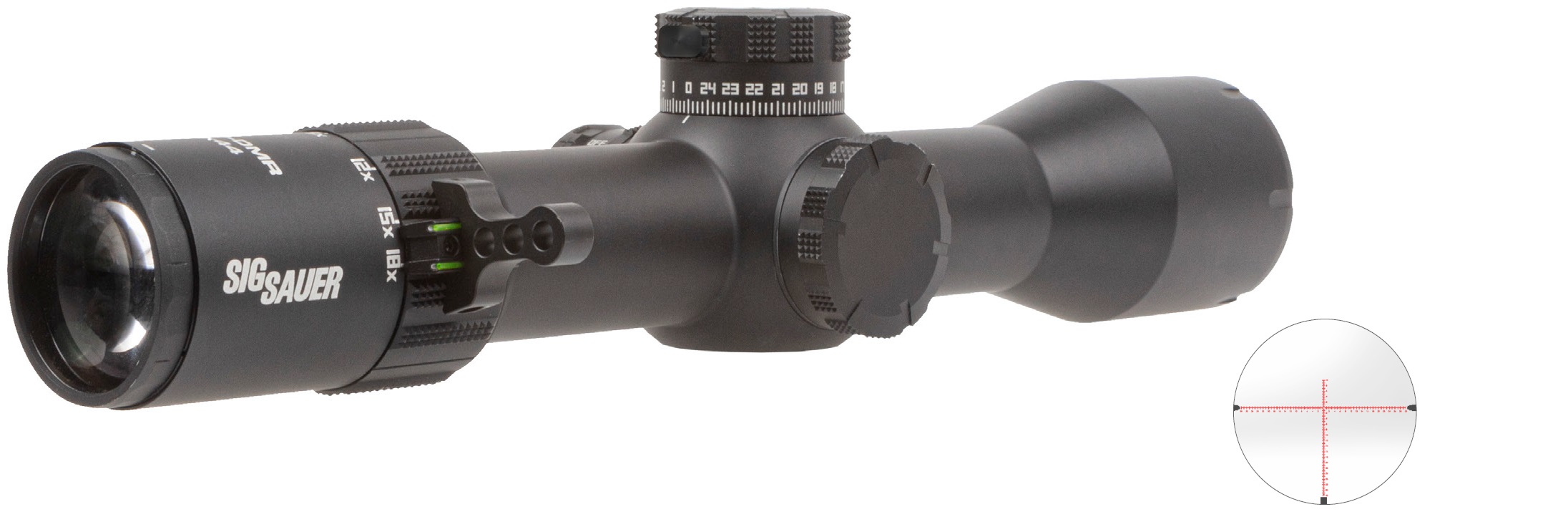SIG SAUER TANGO DMR 3-18X44 34MM MIL 2.0