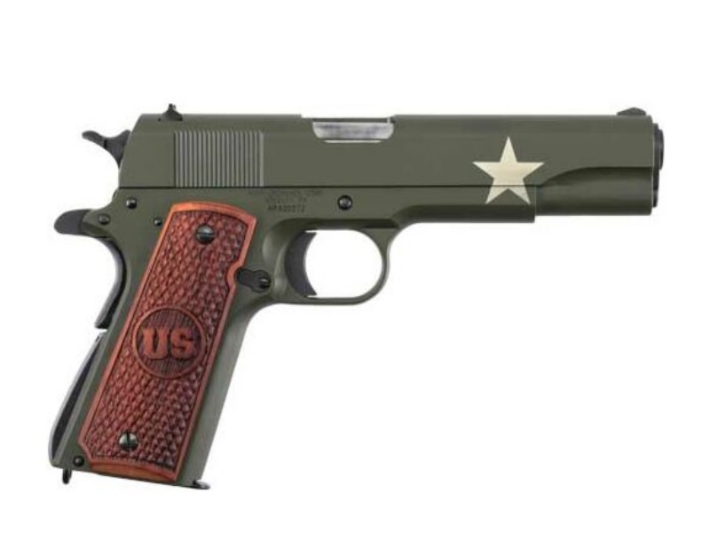 AUTO-ORDNANCE - THOMPSON TANKER 1911 45ACP 5" GREEN #