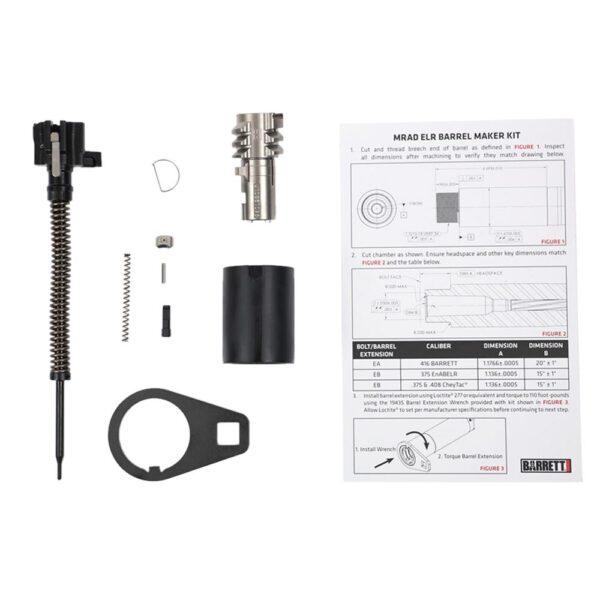 Barrett MRAD ELR Barrel Maker Kit .375 EnABELR "EB"