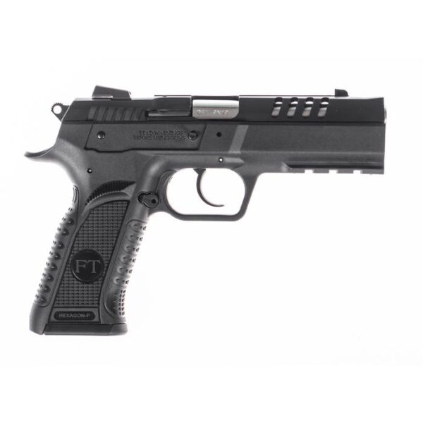 Tanfoglio Hexagon P Handgun 9mm Luger 17rd Magazine(2) 4.45" Compensated Barrel DA/SA