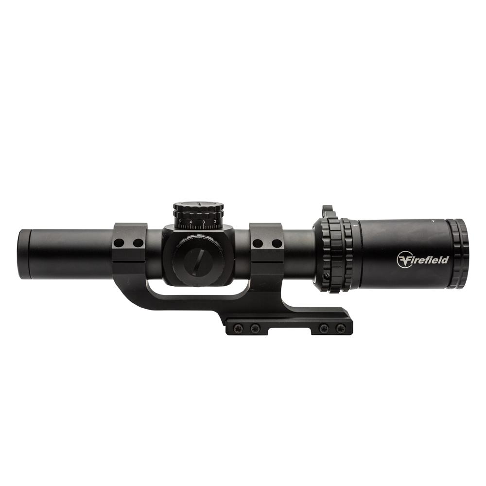 Firefield RapidStrike AR-15 Rifle Scope 1-6x24mm SFP Illum. Circle Dot 30mm Tube - Matte