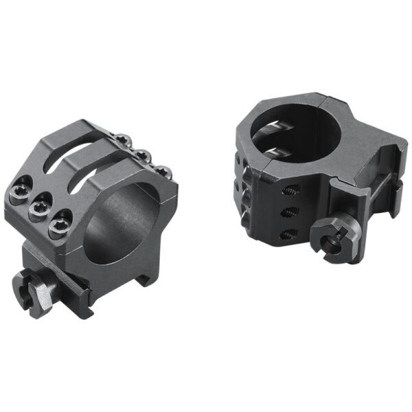 Weaver 6-Hole Aluminum Scope Rings 1" High Matte
