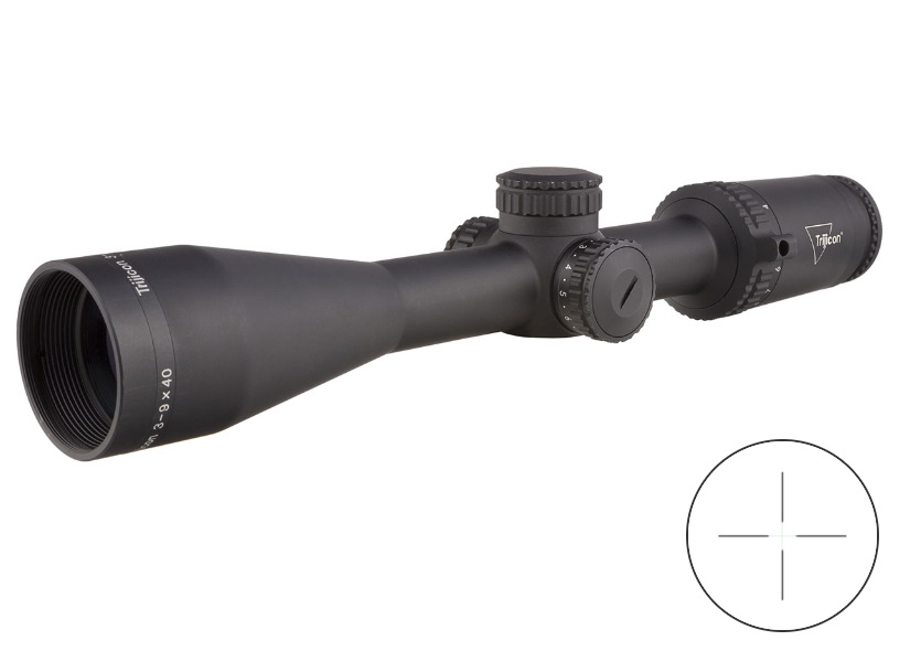 TRIJICON CREDO 3-9X40 BLK 1" DUPLEX GRN