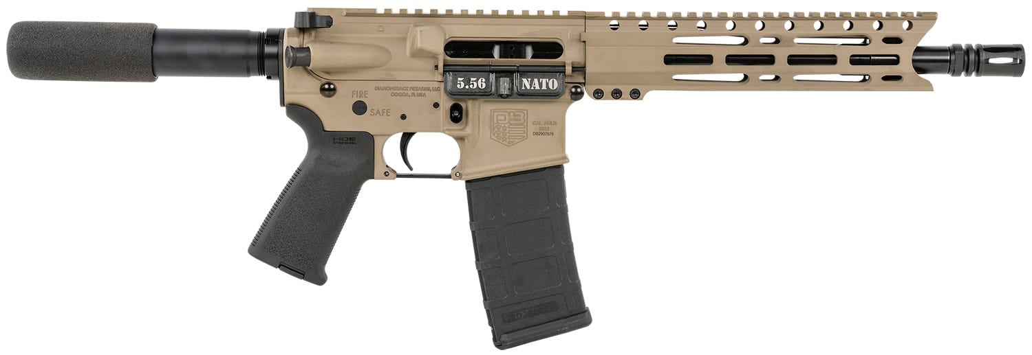 DIAMONDBACK FIREARMS DB-15 PIST 5.56MM FDE 10"