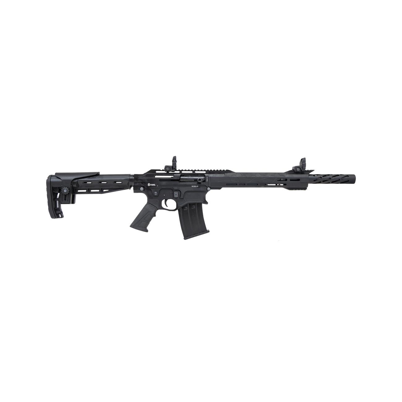 Citadel Boss-25 CA Compliant Shotgun 12ga 3" Chamber 5rd Magazine 18.75" Barrel Black