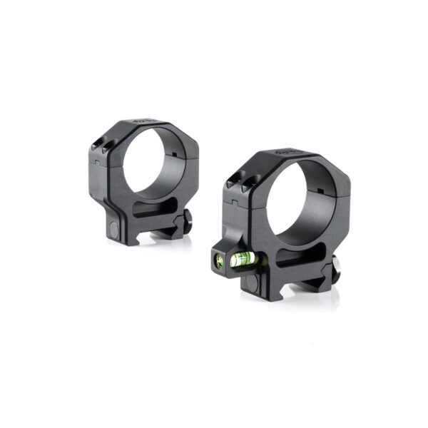 RPM Precision 34mm High (1.25'') Scope Rings with Co-Linear Bubble Level