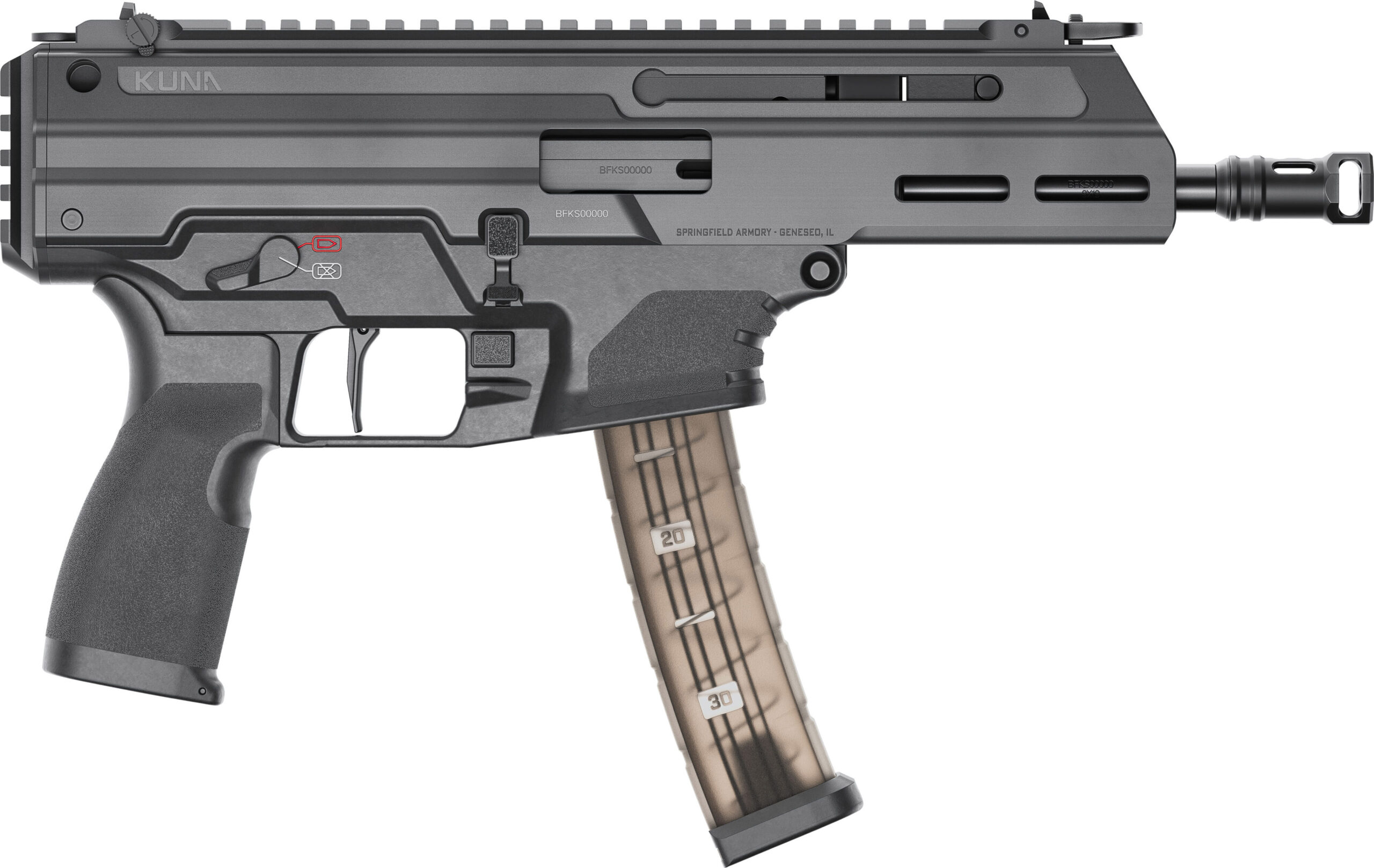 SPG KUNA PST 40SW 6B BLK 30RD